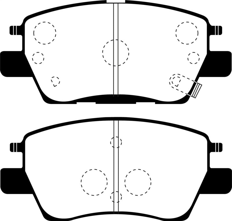 Load image into Gallery viewer, Ebc DP43052R EBC Yellowstuff Brake Pad Sets
