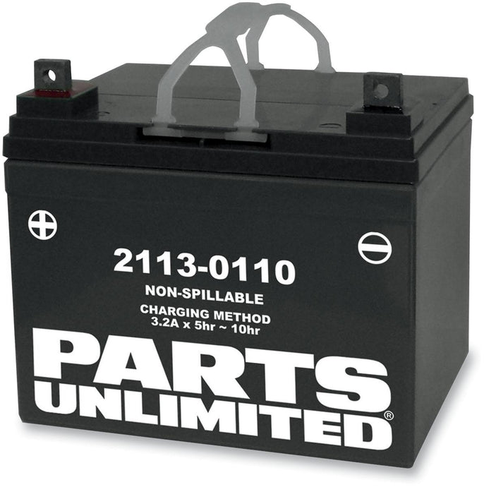Parts Unlimited 2113-0043 AGM Maintenance-Free Battery