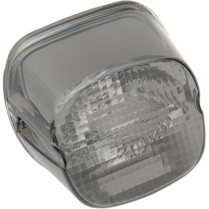 Drag Specialties 2010-0779 Laydown Taillight Lens with No Tag Window - Smoke