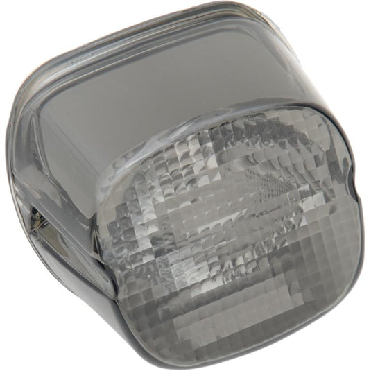 Drag Specialties 2010-0779 Laydown Taillight Lens with No Tag Window - Smoke