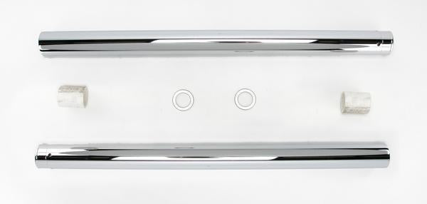 Custom Cycle T 2014UC 49mm Show Chrome Fork Tubes - 27.50in.