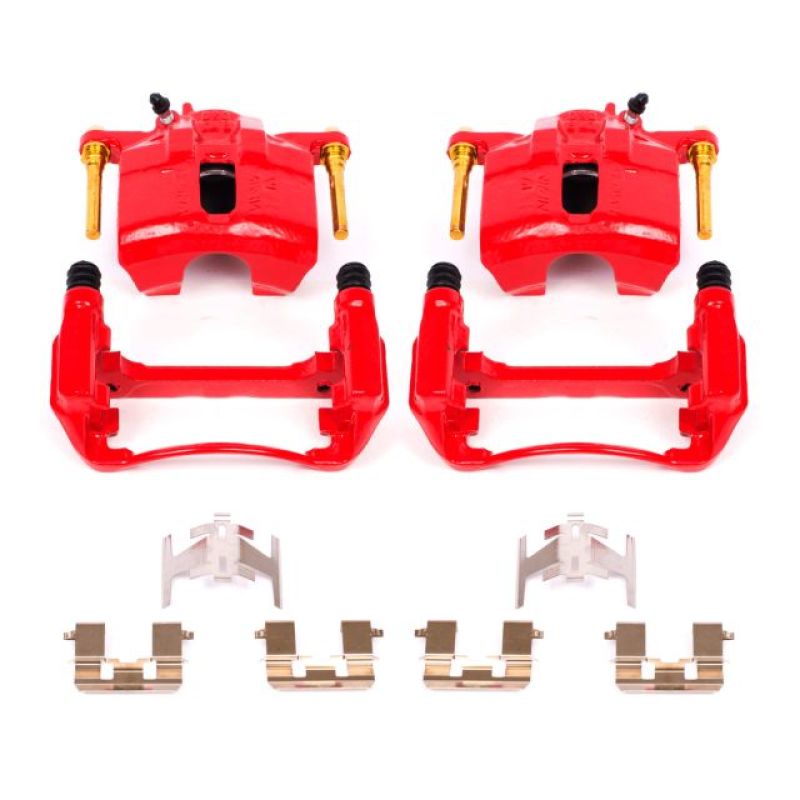 Load image into Gallery viewer, Powerstop S1460 PSB Red Calipers
