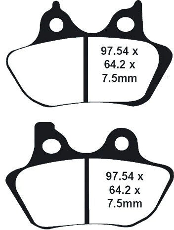 Lyndall Racing Brakes 7195-X-P X-Treme Performance Brake Pads