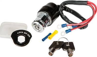 Harddrive 370390 Ignition Switch - Chrome