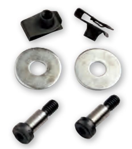 Cycle Visions CV7292 Secure Fit HD Bag Fastener 2-Bolt Kit