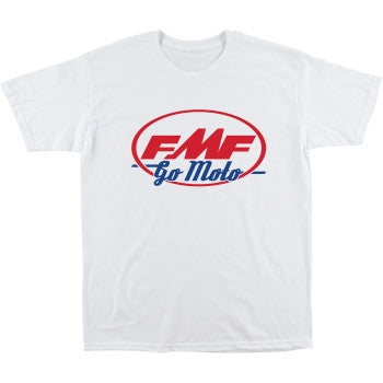 Load image into Gallery viewer, Fmf Racing Go Moto T-Shirt (X-Large, White)
