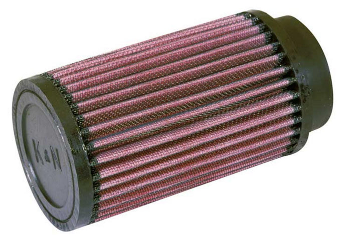 K&N Engineering RD-0720 Universal Round Straight Air Filter - Rubber End Cap
