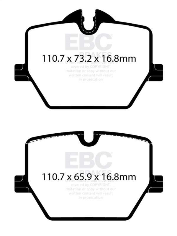 Load image into Gallery viewer, Ebc DP52415NDX EBC Bluestuff Brake Pad Sets
