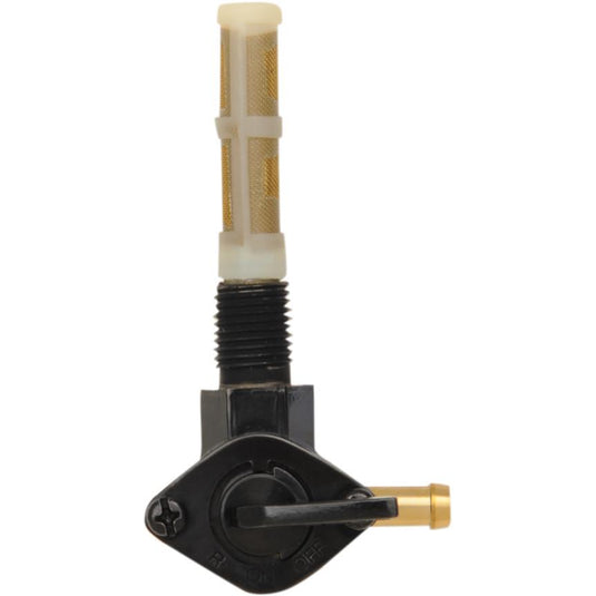 Drag Specialties 0705-0305 Gloss Black 1/4in. NPT Petcock - 90 Deg. Outlet