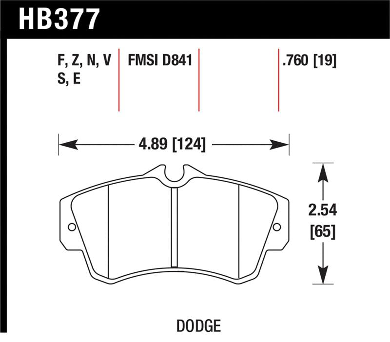 Load image into Gallery viewer, Hawk Performance HB377F.760 HAWK HPS Brake Pad Sets
