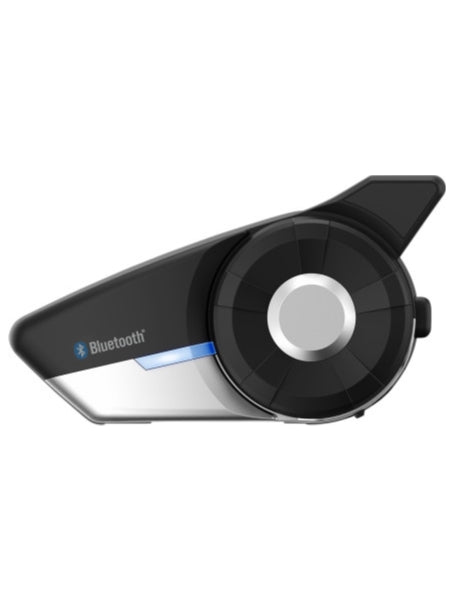Sena 20S EVO Motorcycle Bluetooth Communication System with HD Speakers - Single Pack