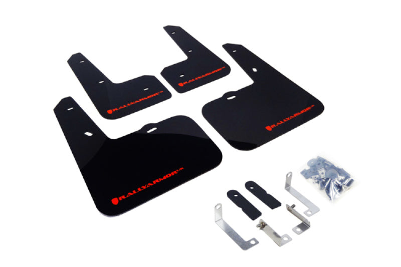 Load image into Gallery viewer, Rally Armor MF24-UR-BLK/RD RAL UR Blk Flap/Rd Logo
