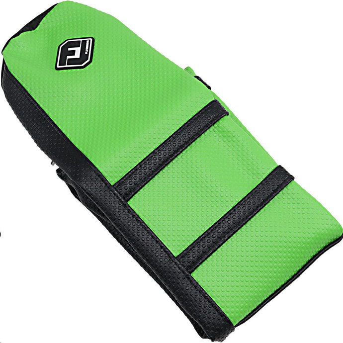 Flu Designs Inc. 25507 Pro Rib Seat PRS Cover - Black/Green/Black