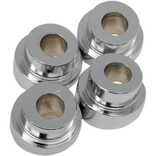 La Choppers LA-7400-10 Angled Riser Bushing Kit - 10 Deg. - Chrome