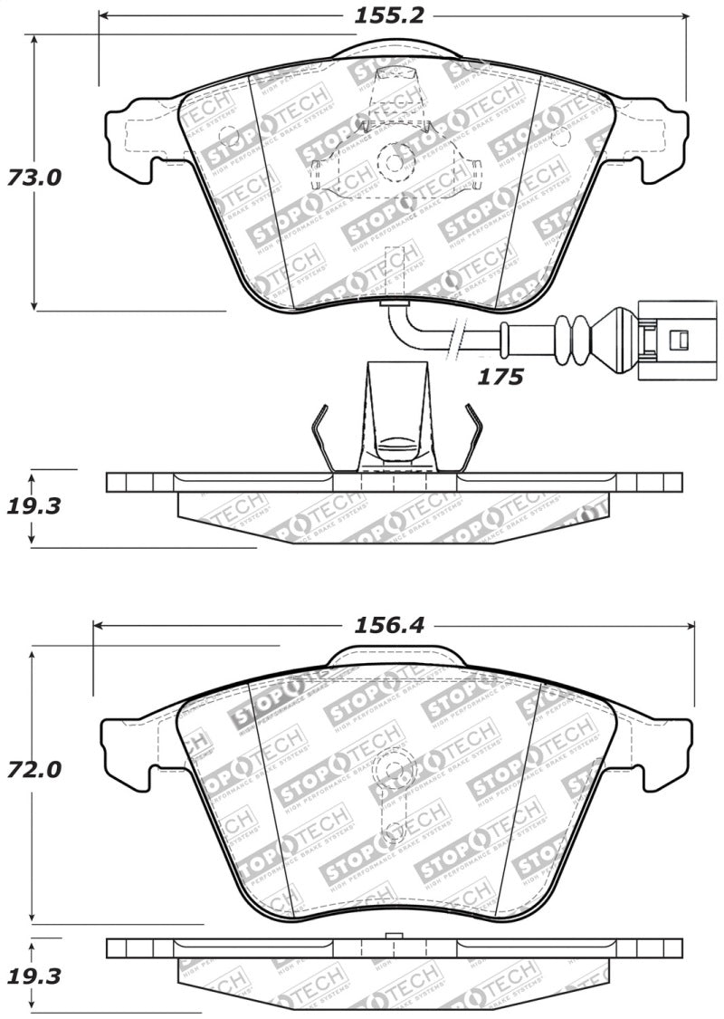 Load image into Gallery viewer, Stoptech 309.11110 ST Sport Brake Pads
