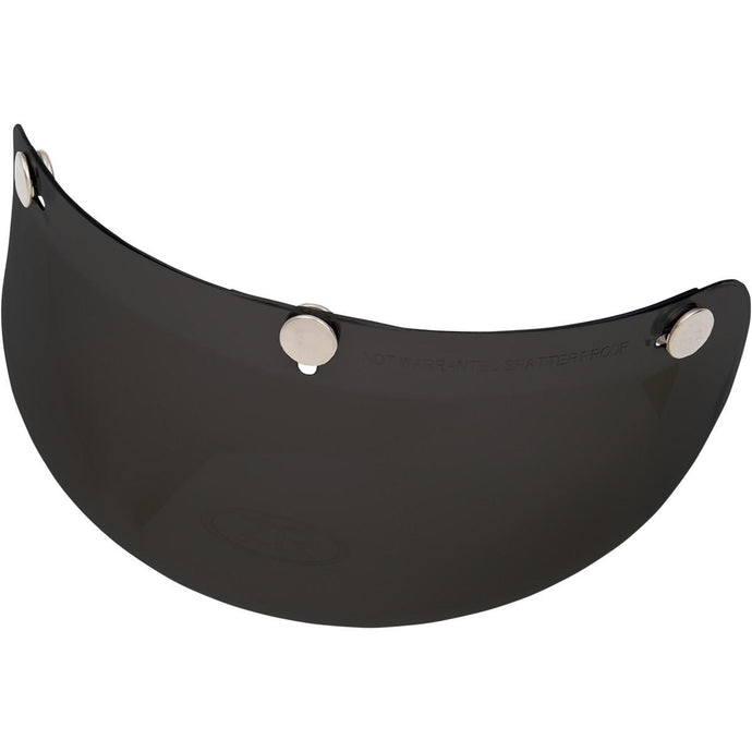 Z1r Three-Snap Bubble Visor for Drifter Helmets - Black