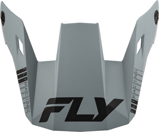 Fly Racing Visor for Fly Rayce 2024 Helmet - Matte Gray - XL - 2X