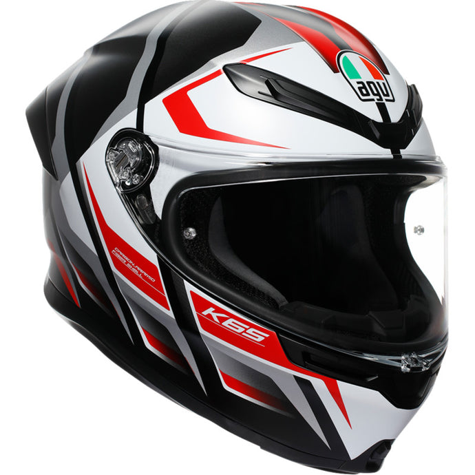 Matte Black/White/Red