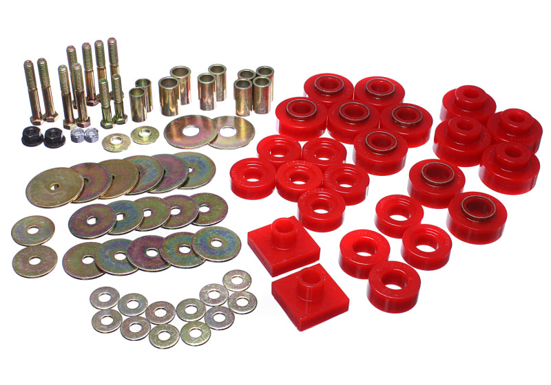 Load image into Gallery viewer, Energy Suspension 3.4161R ES Body Mounts - Red
