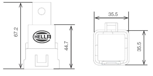 Hella 007794301 HELLA Relay Connector