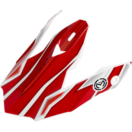Moose Offroad Peak for MR3 F.A.F. Helmets - Black/White/Red