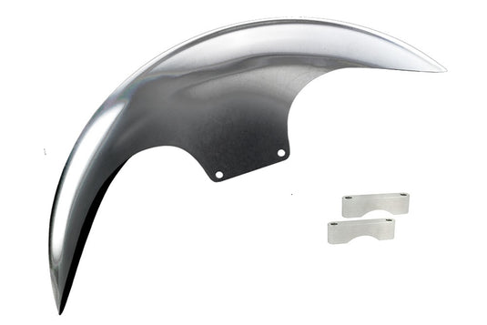 Bagger Nation CAFE-19-13E-S Cafe Front Fender - Stain Spacers - 16in.-19in. Wheel