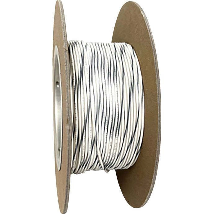 Namz NWR-98-100-20 100-Foot OEM Color Wire Spool - 20 Gauge - White/Gray Stripe