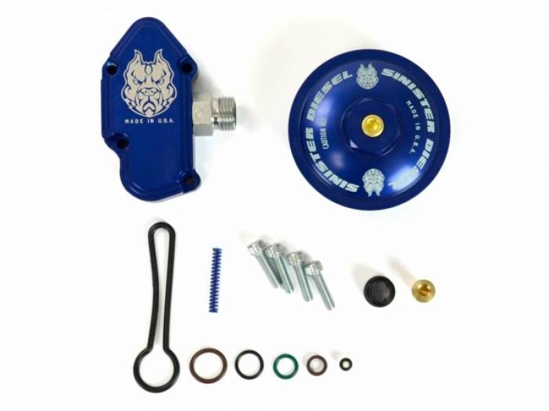 Load image into Gallery viewer, Sinister Diesel SD-FUELBLK-6.0-FFC SIN Fuel Pressure Regulators

