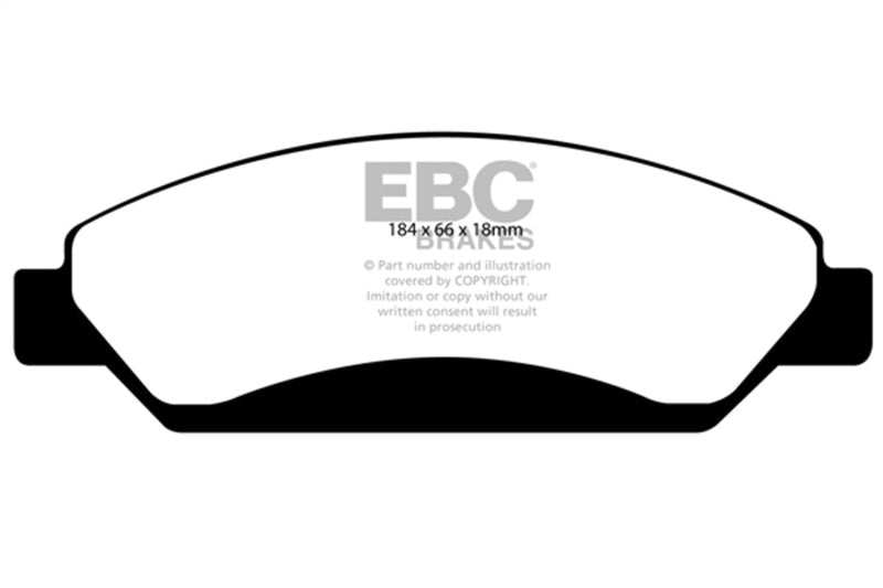 Load image into Gallery viewer, Ebc DP41742R EBC Yellowstuff Brake Pad Sets
