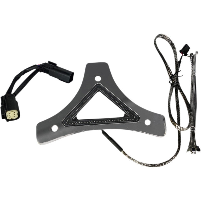 Custom Dynamics CD-BR-SS6-C Run/Brake Backrest LED Lights - Chrome