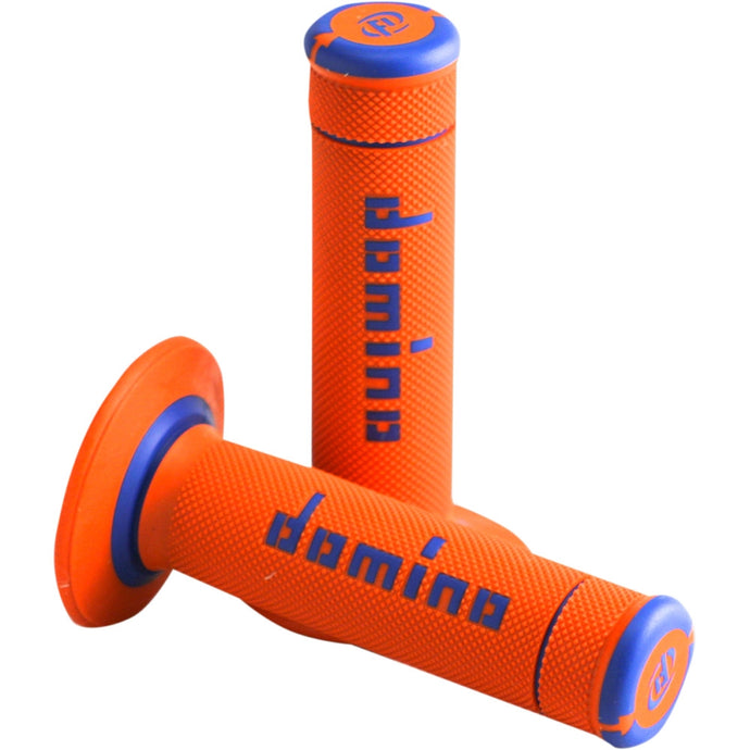 Domino A19041C4845A7-0 Xtreme Grips - Orange/Blue