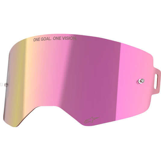 Alpinestars Supertech Goggle Lens - Pink Mirror