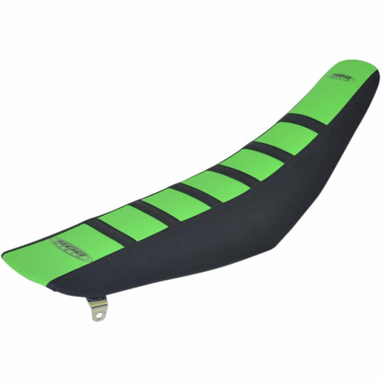Sdg 95936KGK 6-Rib Gripper Seat Cover - Green Top/Black Sides/Black Ribs
