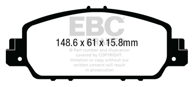 Load image into Gallery viewer, Ebc DP33014C EBC Redstuff Brake Pad Sets
