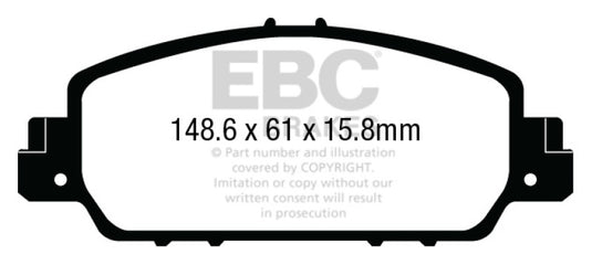 Ebc DP33014C EBC Redstuff Brake Pad Sets