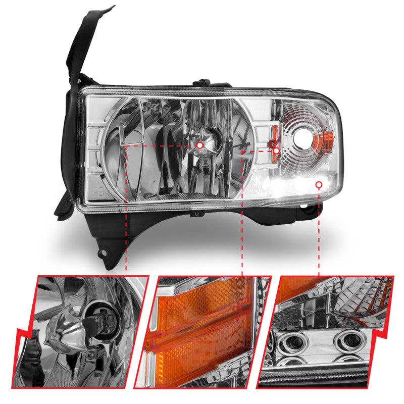 Load image into Gallery viewer, Anzo 111206 ANZ Crystal Headlights
