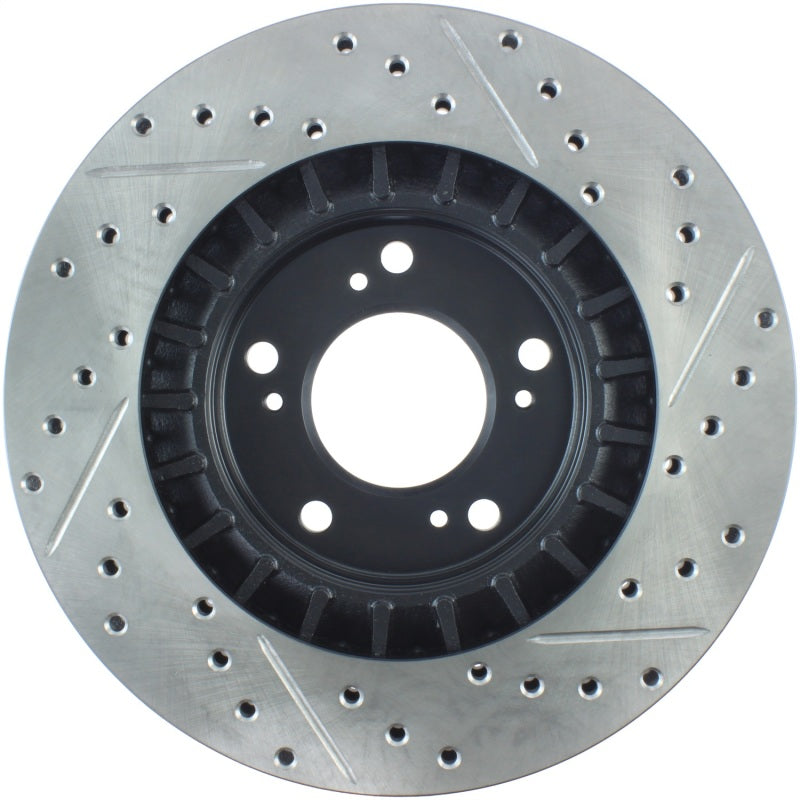 Load image into Gallery viewer, Stoptech 127.40048R ST Slot &amp; Drill Brake Rotors
