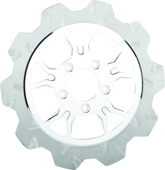 Lyndall Racing Brakes 2003-1058 Smooth B-52 Front Rotor - 11.8in. - Chrome/Silver