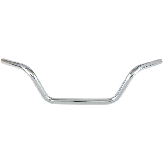 Drag Specialties 0601-4185 1in. Buckhorn Low Handlebar - Chrome