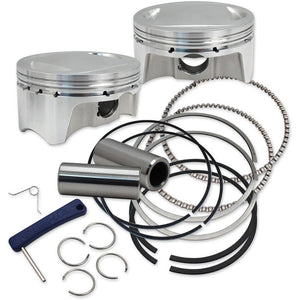 S&S Cycle 920-0100 High Compression Piston Kit - 3.397in. Bore
