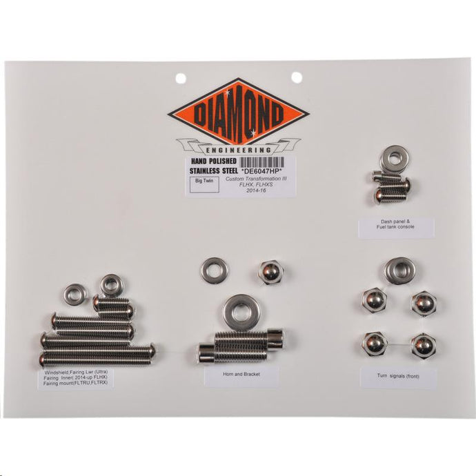 Diamond Engineering DE6047HP OEM-Style Custom Transformation III Kit - Polished Stainless Steel