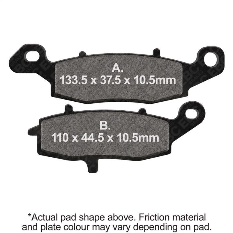 Load image into Gallery viewer, Ebc Powersports FA231/2V EBC Semi-Sint Vee Brake Pads
