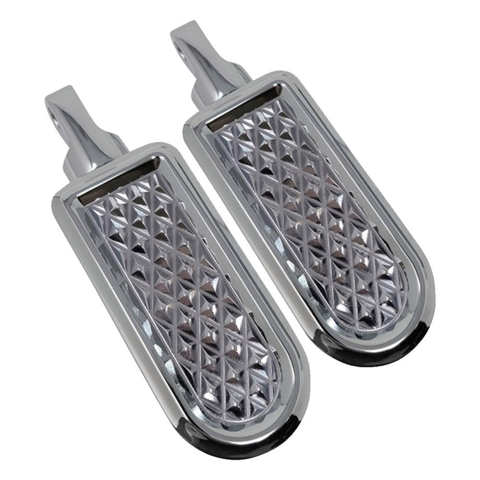 Covingtons C3043-C Footpeg - Male - Diamondback - Chrome