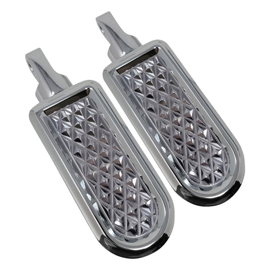 Covingtons C3043-C Footpeg - Male - Diamondback - Chrome