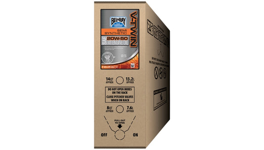 Bel-Ray 301389150033 V-Twin Semi-Synthetic Motor Oil - 20W50 - 6 Gallon
