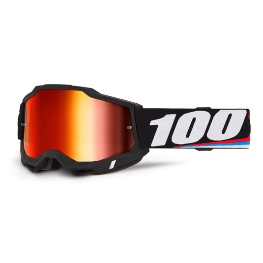 100% Accuri 2 Goggles (One Size Fits Most, Magnus / Red Mirror Lens)