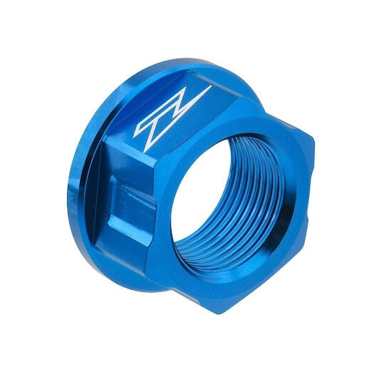 Zeta ZE93-8089 Aluminum Rear Axle Nut - Hi-Blue