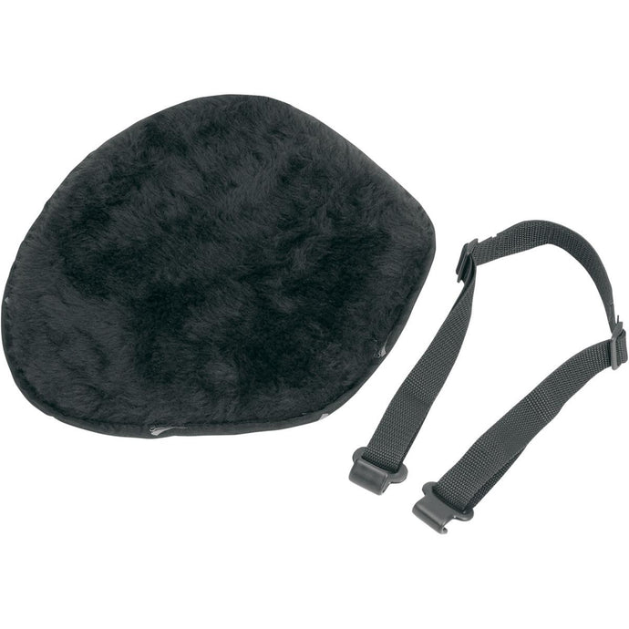 Saddlemen 201J SaddleGel Gel Seat Pad - Gel Pad with Synthetic Black Sheepskin Cover - XL