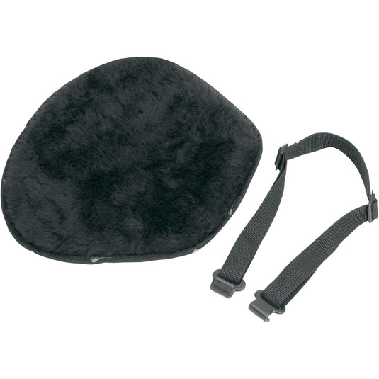 Saddlemen 101FJ SaddleGel Gel Seat Pad - Front Gel Pad with Synthetic Black Sheepskin Cover - Large
