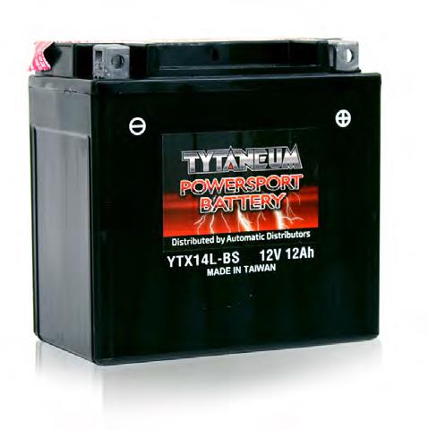 Tytaneum YTX16-BS Maintenance Free Battery - YTX16